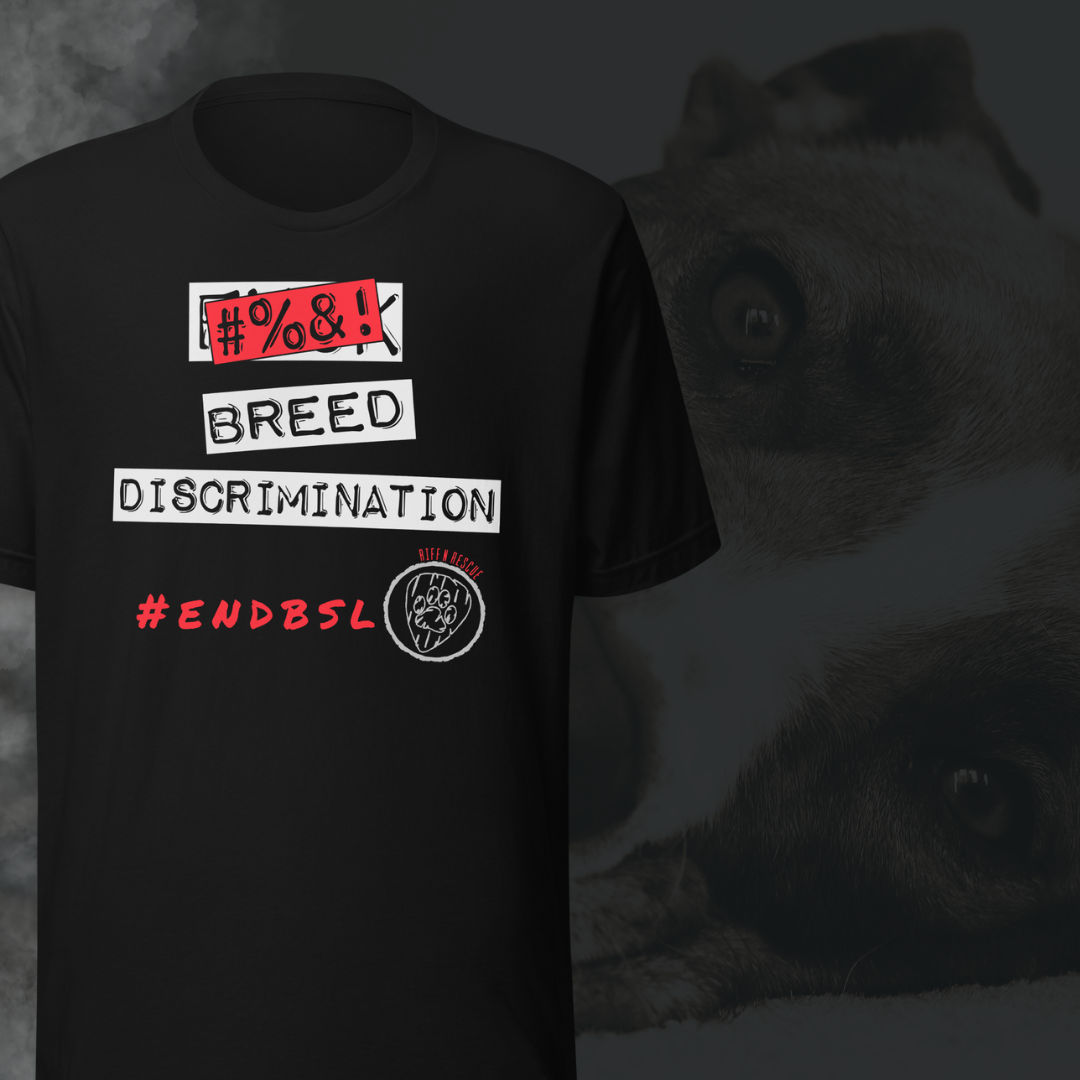 #%$! Breed Discrimination Unisex t-shirt