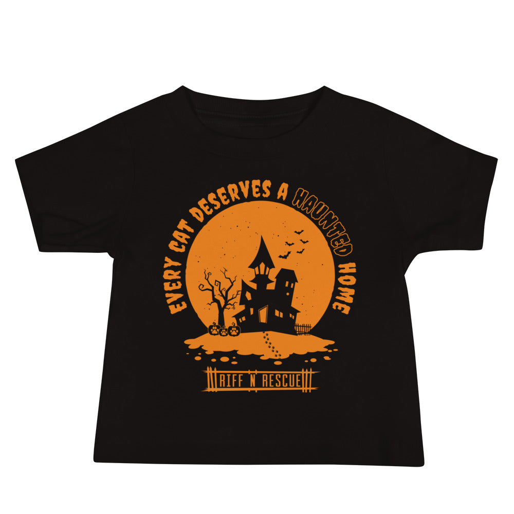 Haunted Cat Home Baby Jersey Short Sleeve Tee
