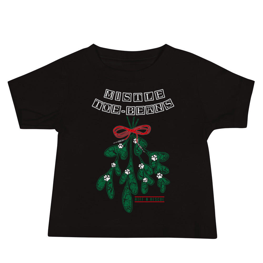 Mistletoe Beans Baby Jersey Short Sleeve Tee