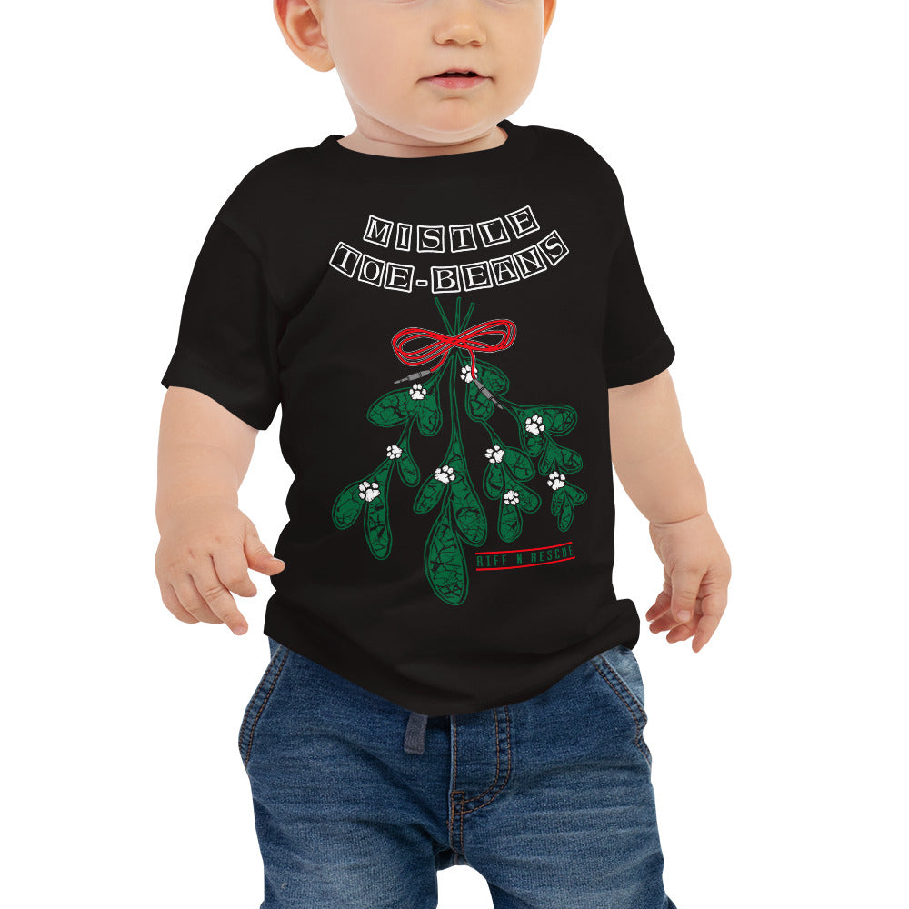 Mistletoe Beans Baby Jersey Short Sleeve Tee