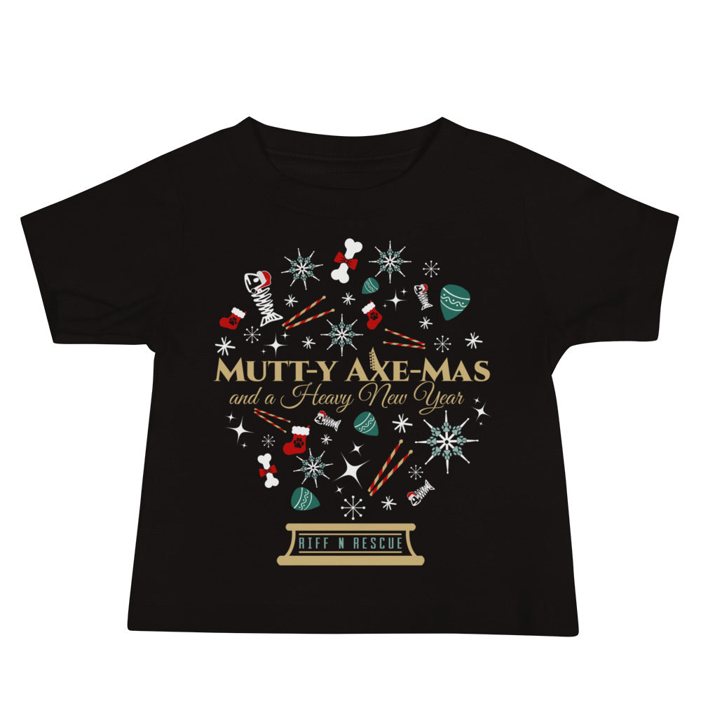 Xmas Snowglobe Baby Jersey Short Sleeve Tee