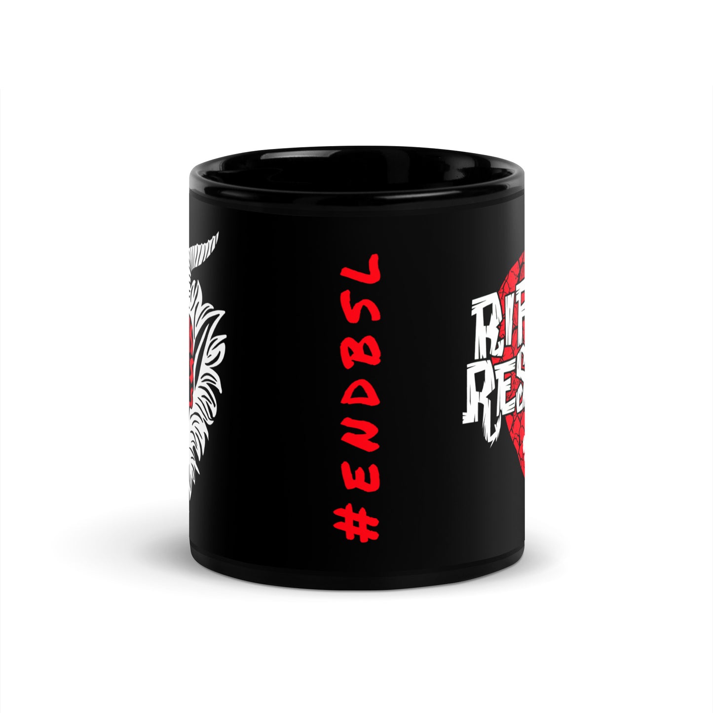 Krampus Black Glossy Mug
