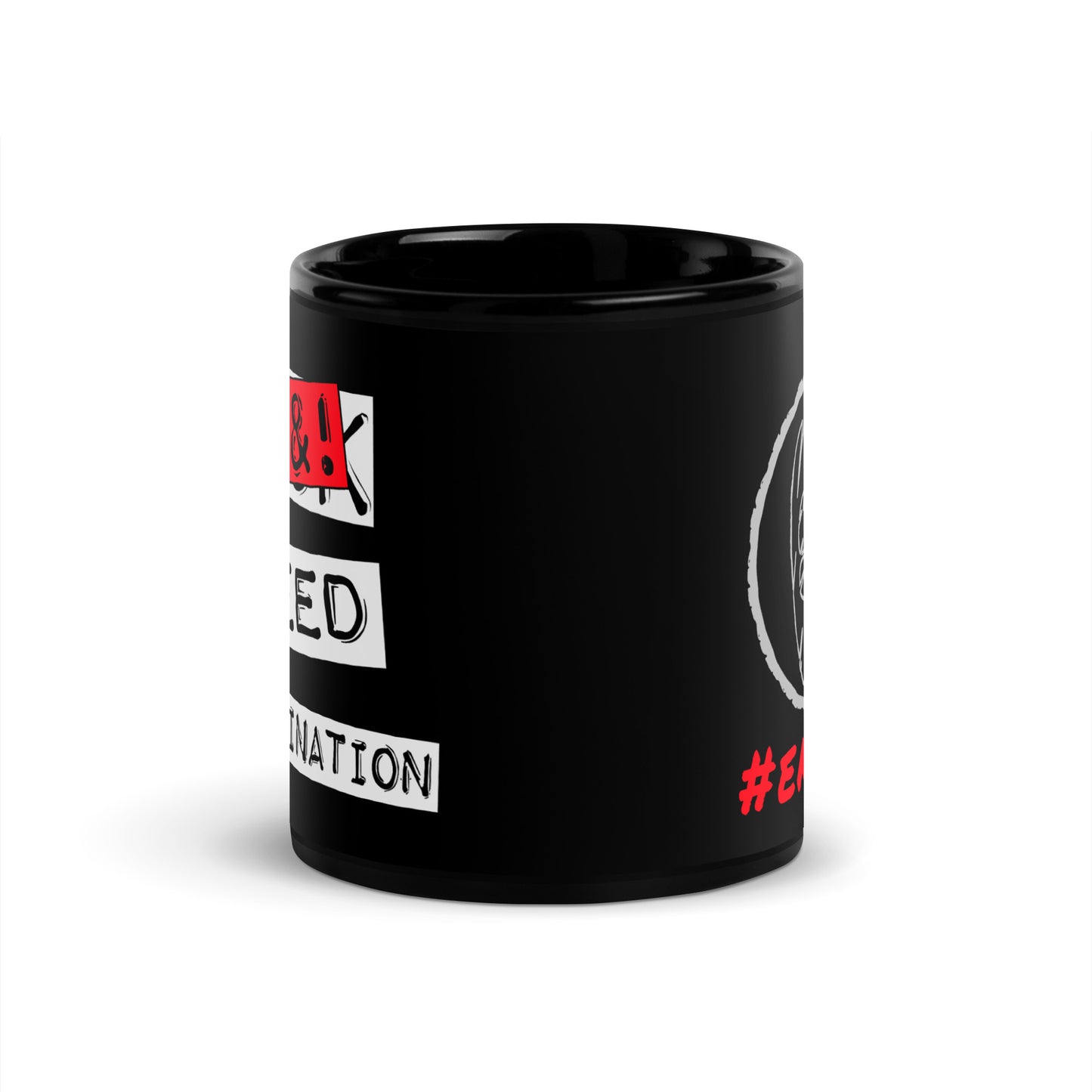 #%&! Breed Discrimiation Black Glossy Mug