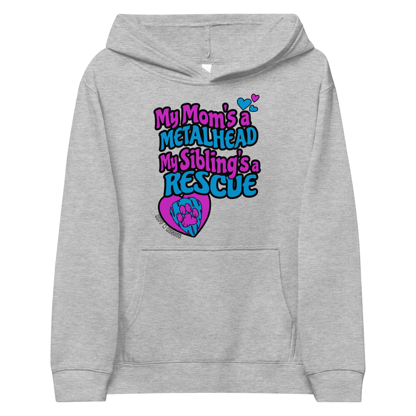 Rescue Sibling Kids fleece hoodie