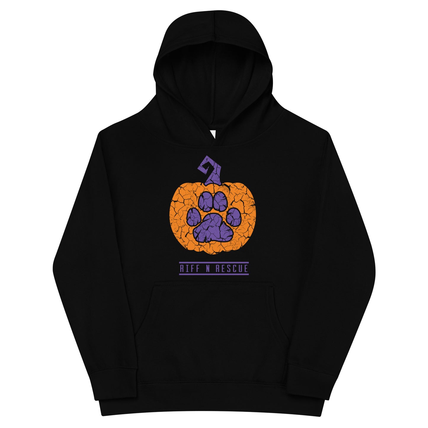 RNR Pumpkin Kids fleece hoodie