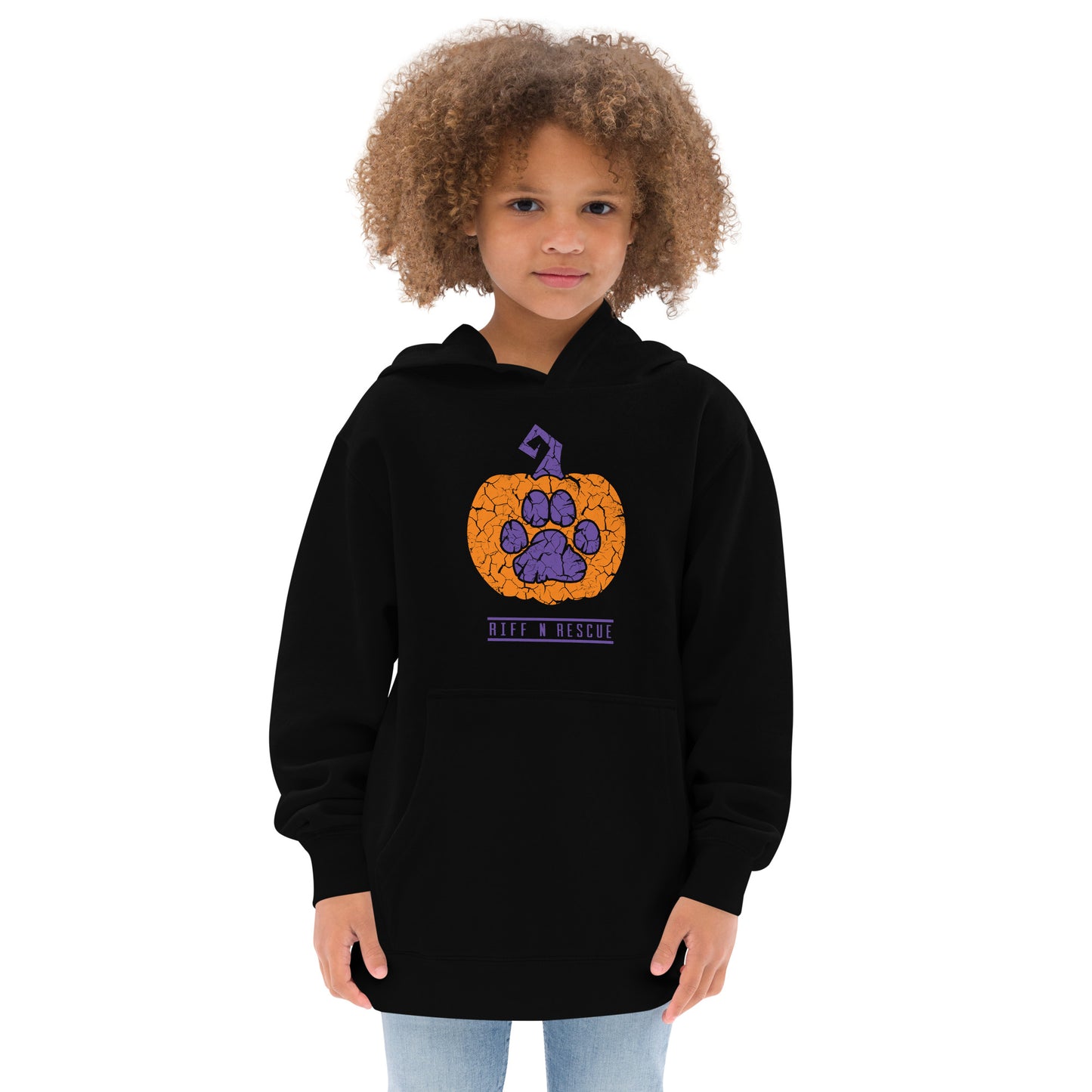 RNR Pumpkin Kids fleece hoodie