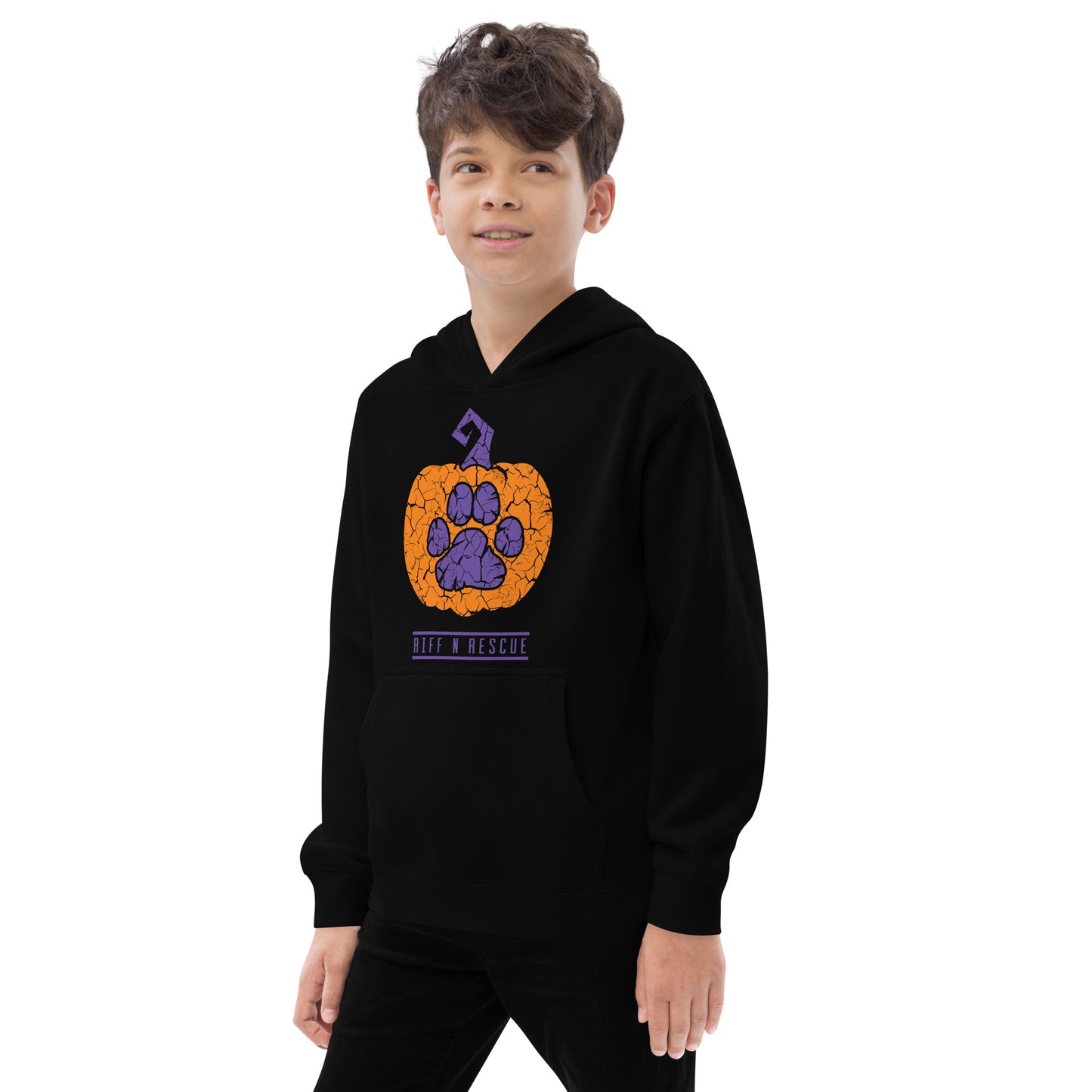 RNR Pumpkin Kids fleece hoodie