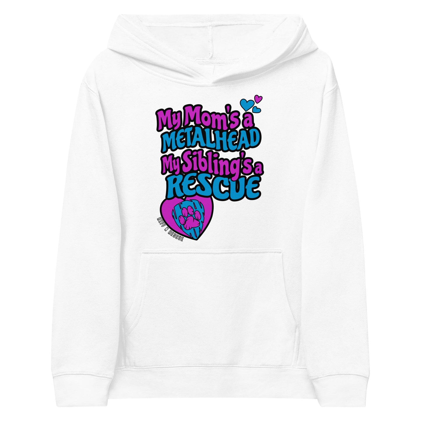 Rescue Sibling Kids fleece hoodie