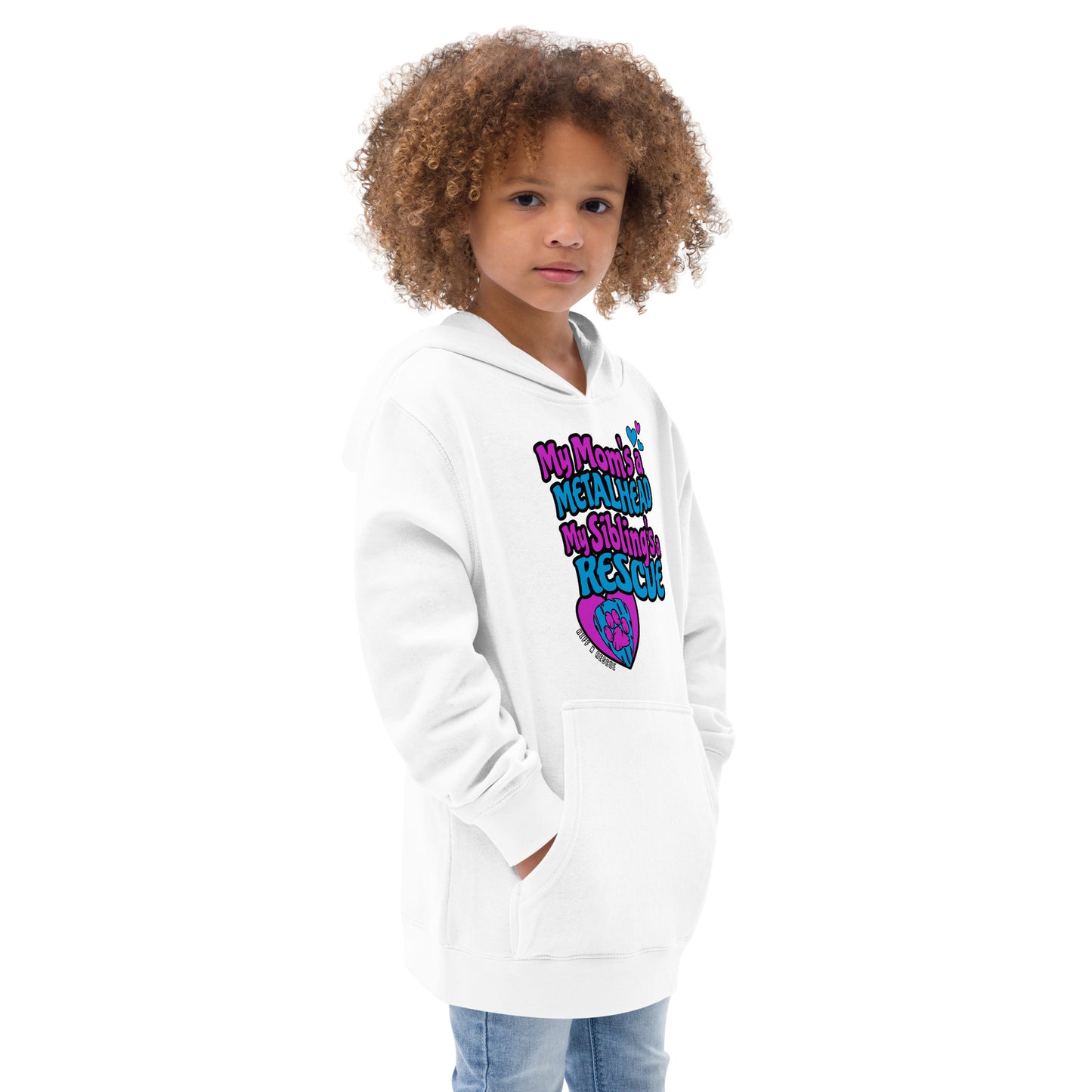 Rescue Sibling Kids fleece hoodie