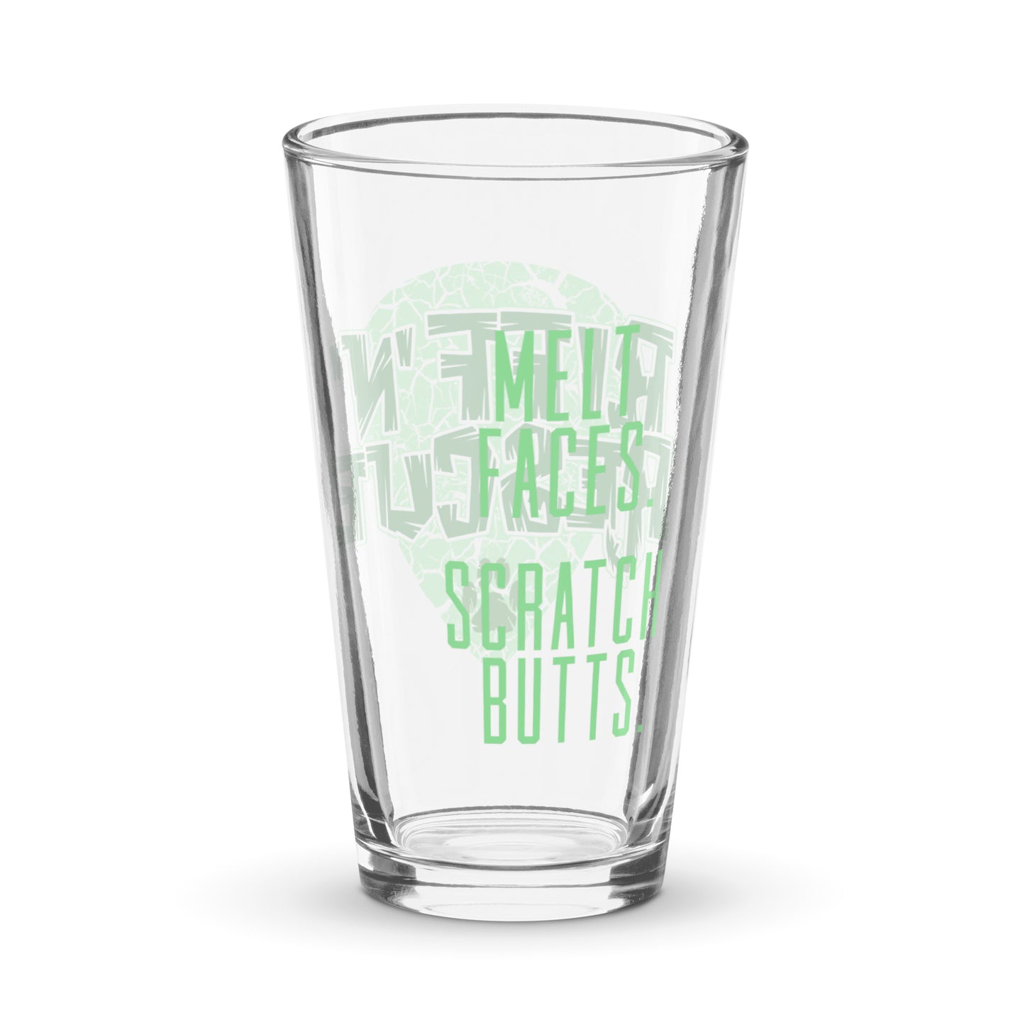 Crackle Green Pint