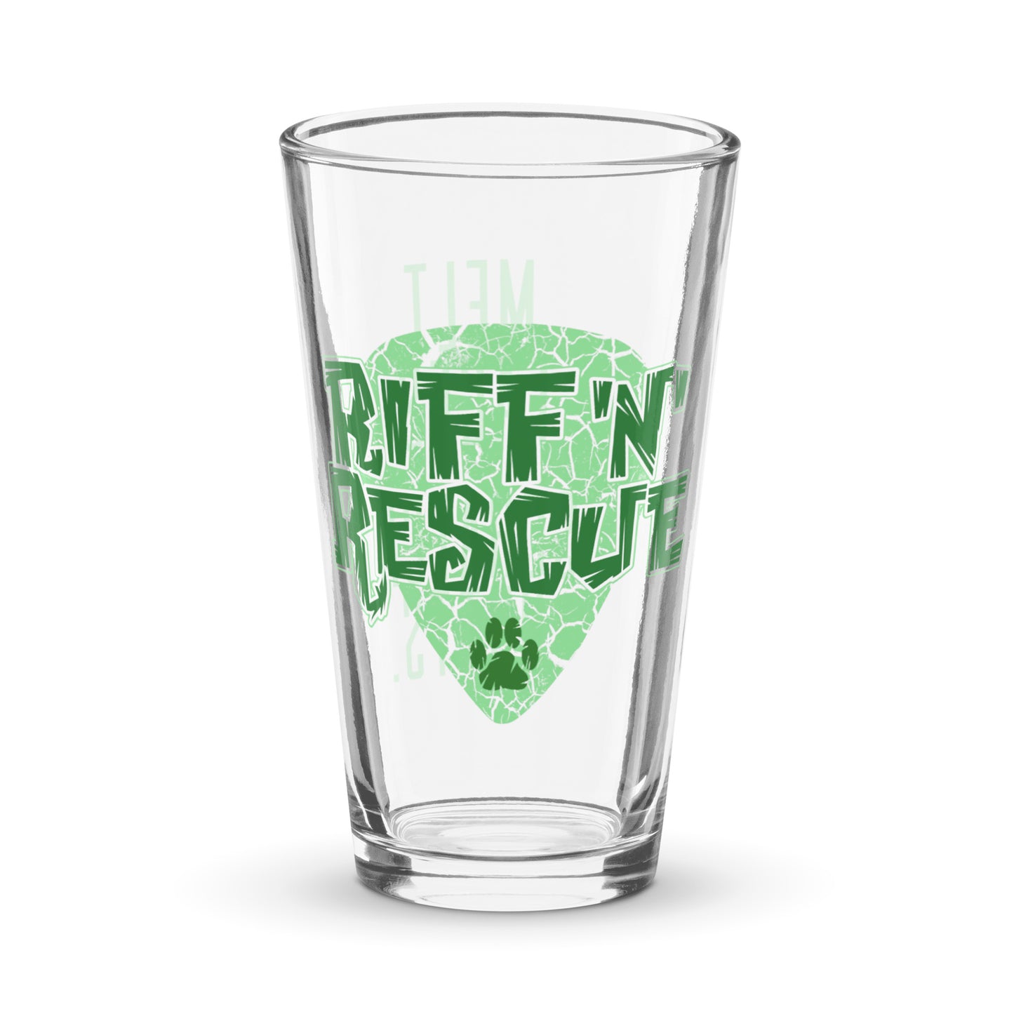 Crackle Green Pint