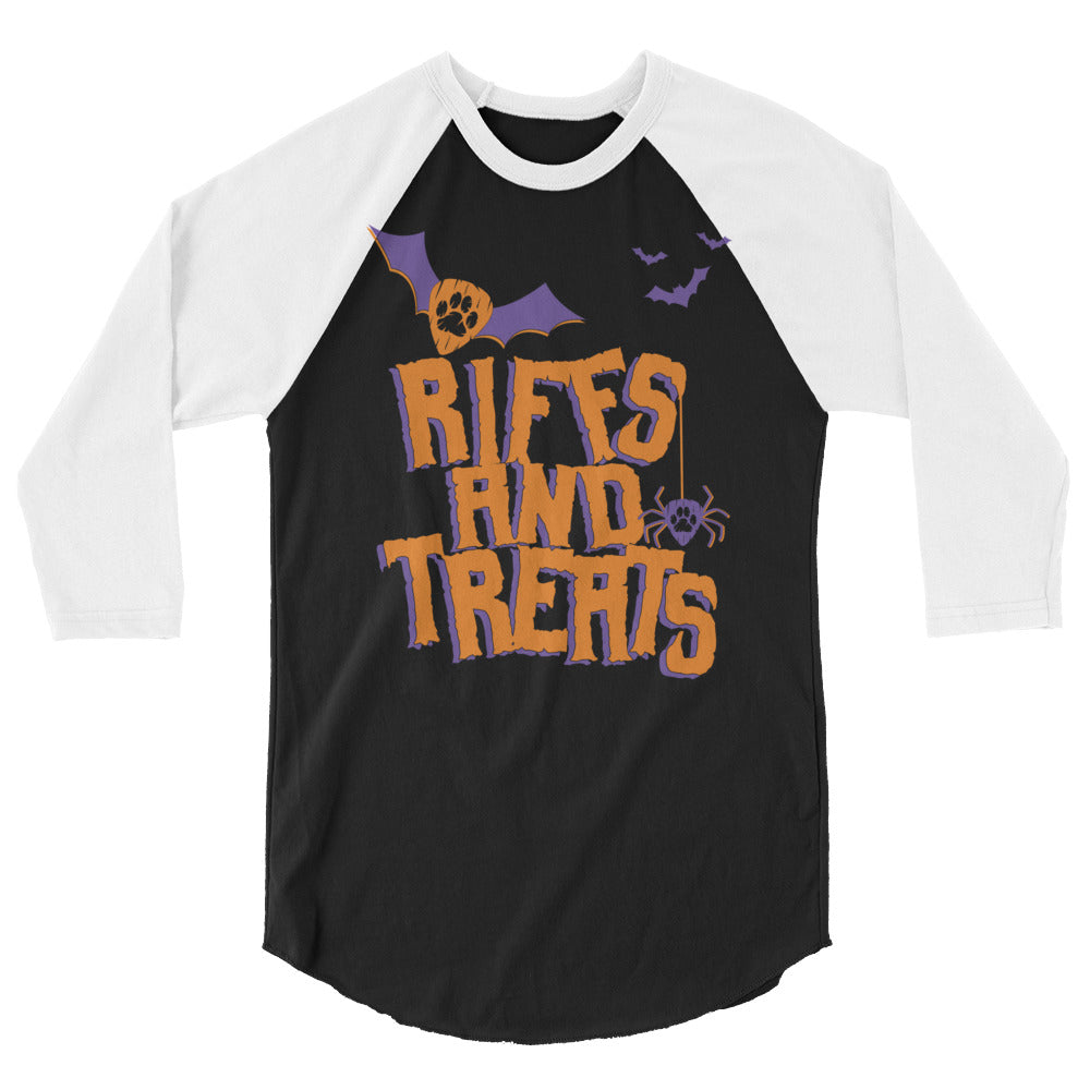 Riffs and Treats 3/4 sleeve raglan shirt