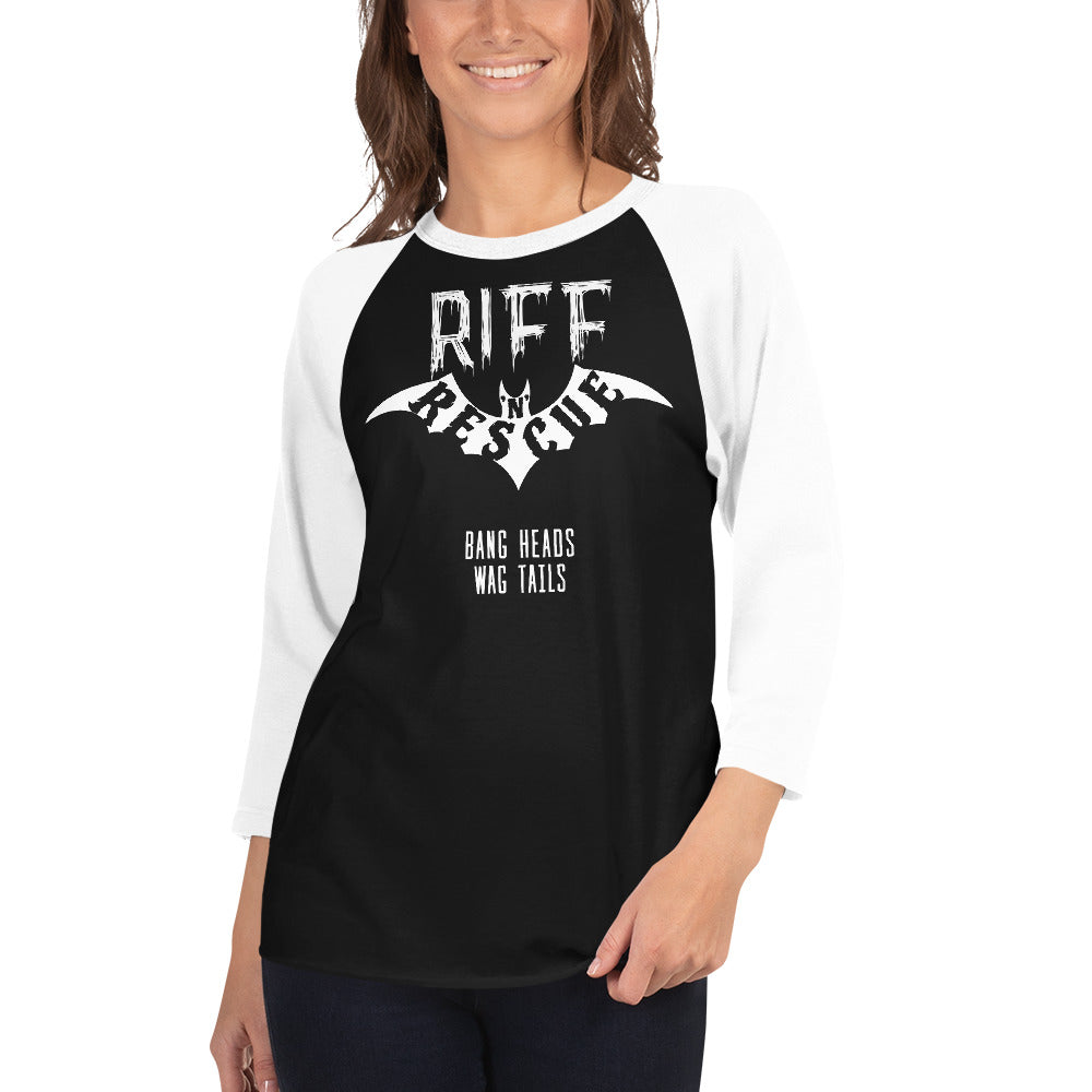 Riff Bat 3/4 sleeve raglan shirt