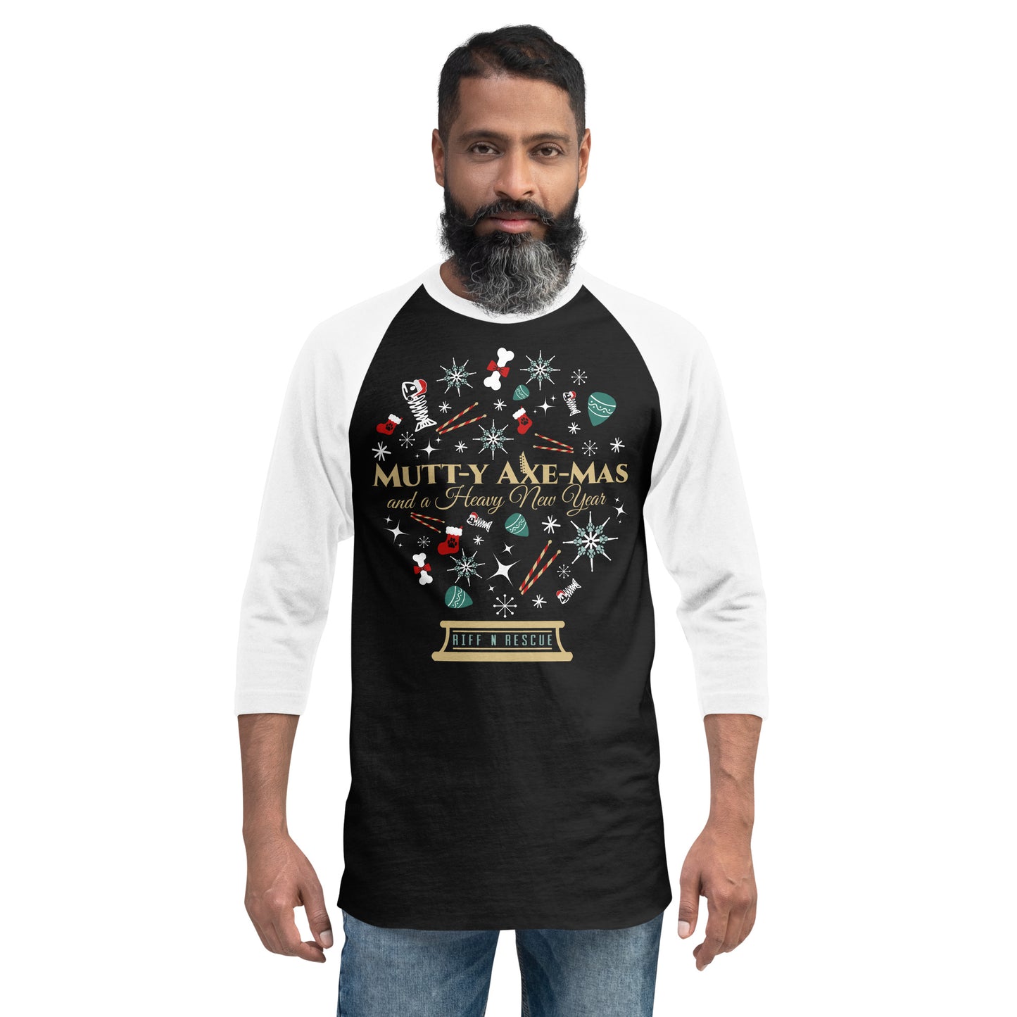 Xmas Snowglobe Raglan