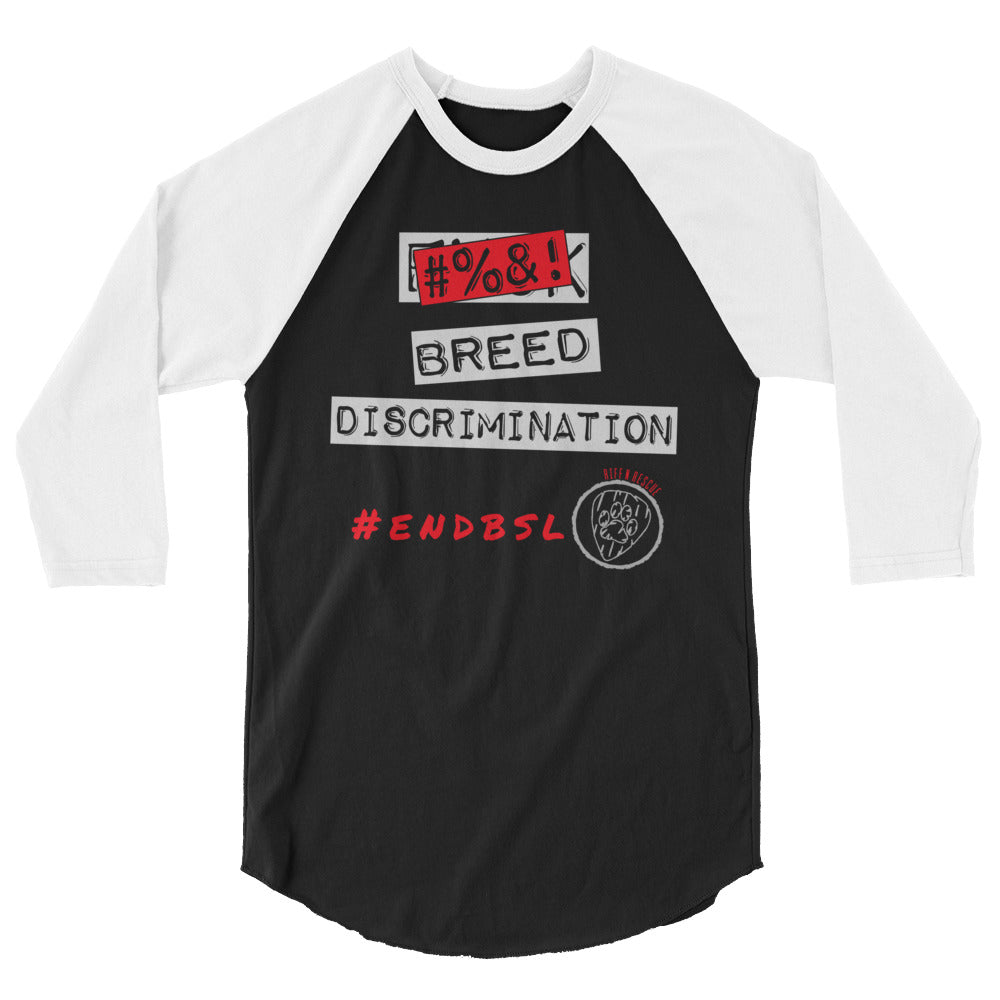 #%$! Breed Discrimination Raglan