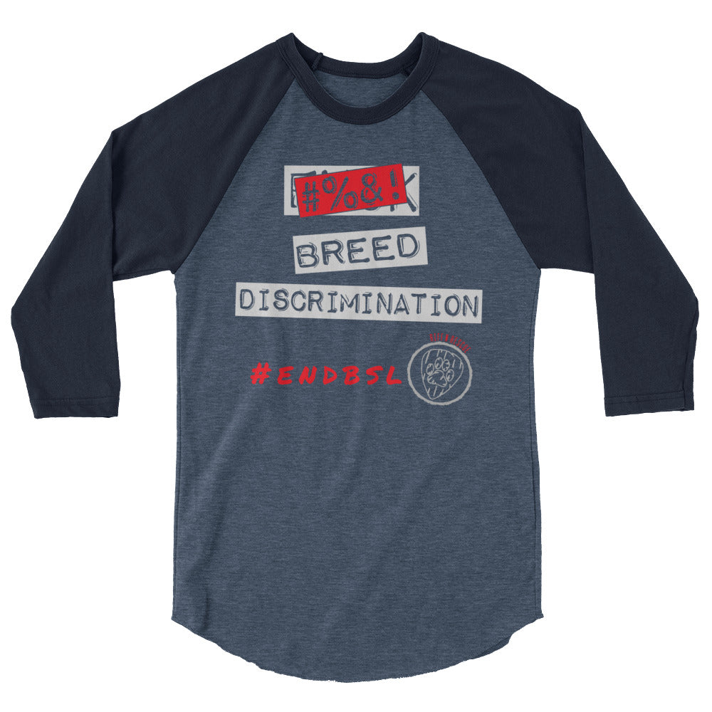 #%$! Breed Discrimination Raglan