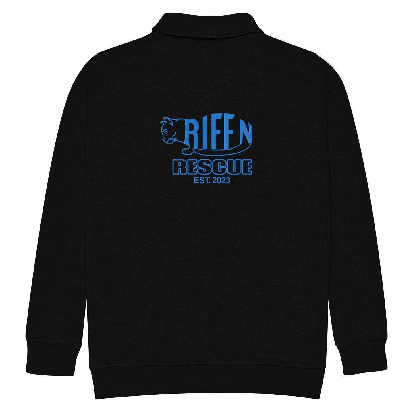 Torpedo Kitty Embroidered 1/4 Zip pullover