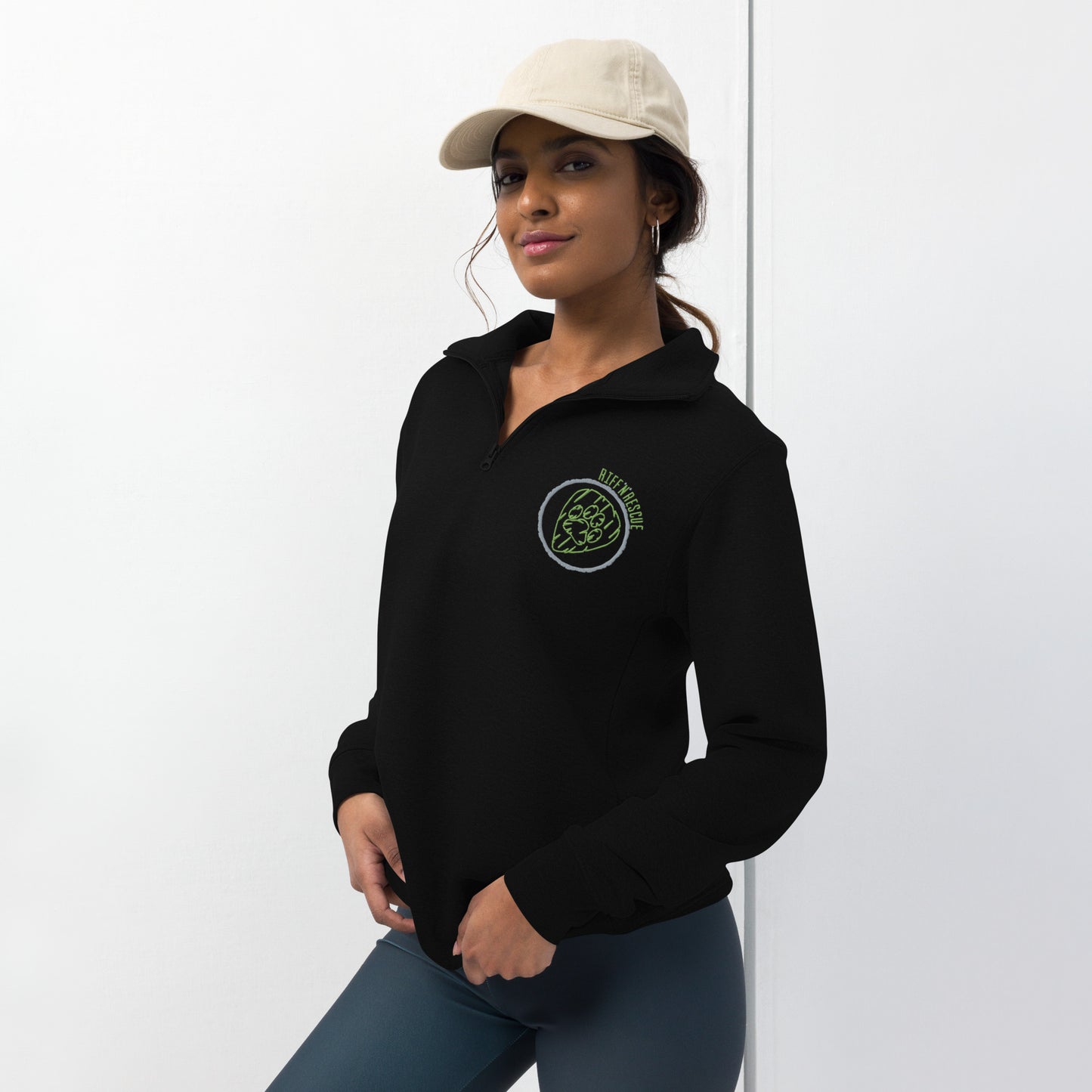 Bang Heads/Wag Tails Embroidered 1/4 Zip