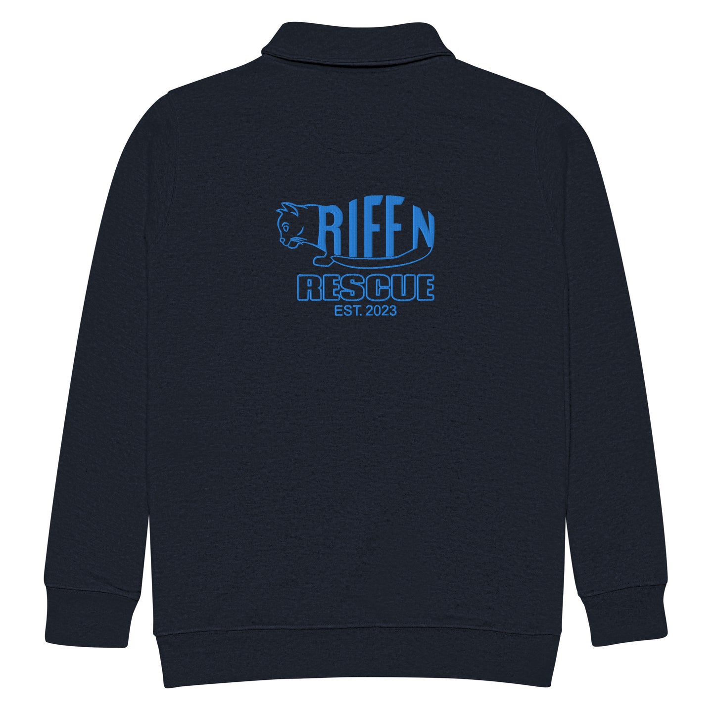 Torpedo Kitty Embroidered 1/4 Zip pullover