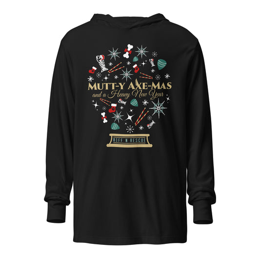 Xmas Snowglobe Hooded long-sleeve tee