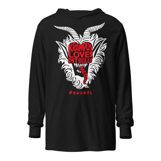 Krampus Hooded long-sleeve tee