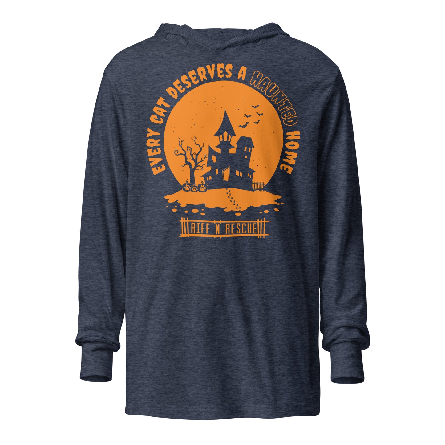 Hooded long-sleeve tee