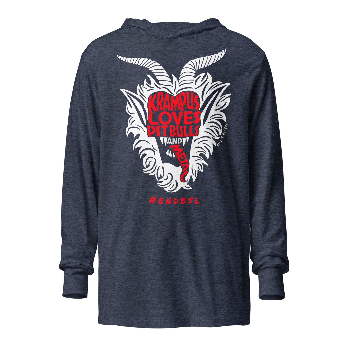 Krampus Hooded long-sleeve tee