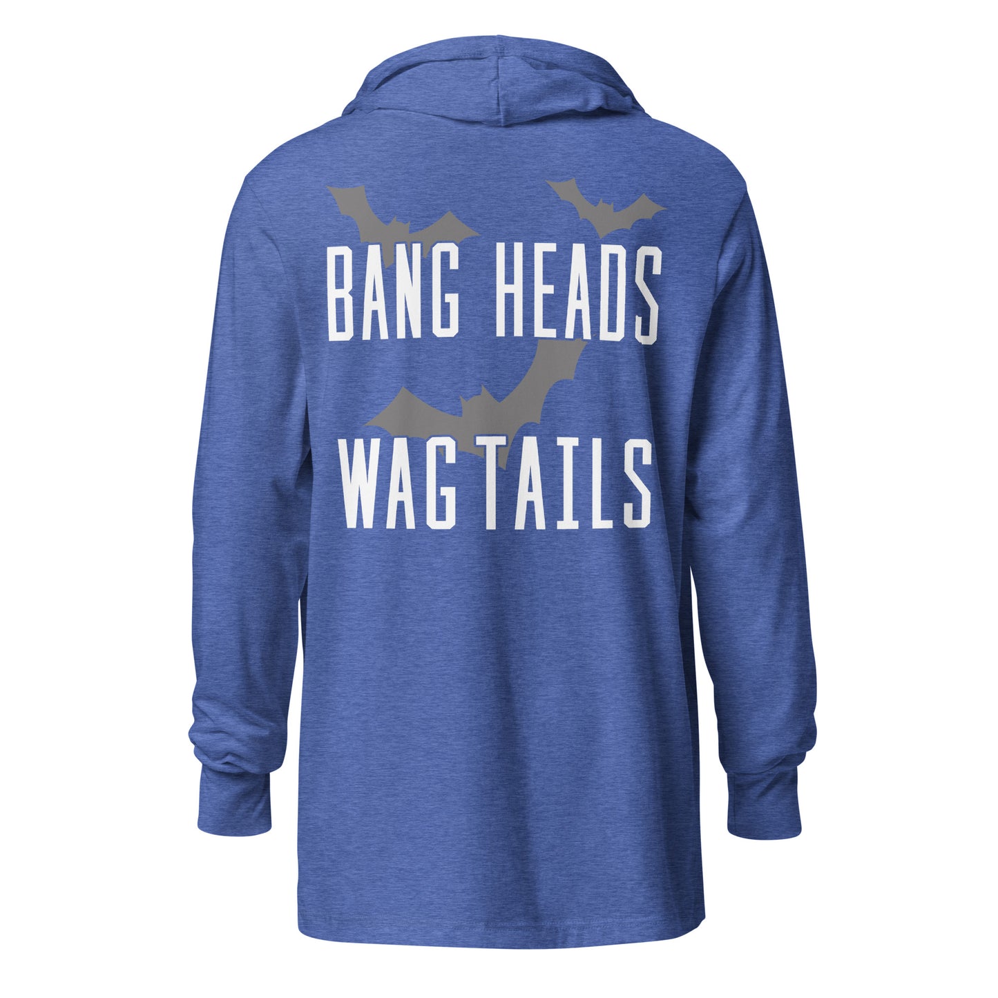 Riff Bat Hooded long-sleeve tee (Front and Back)