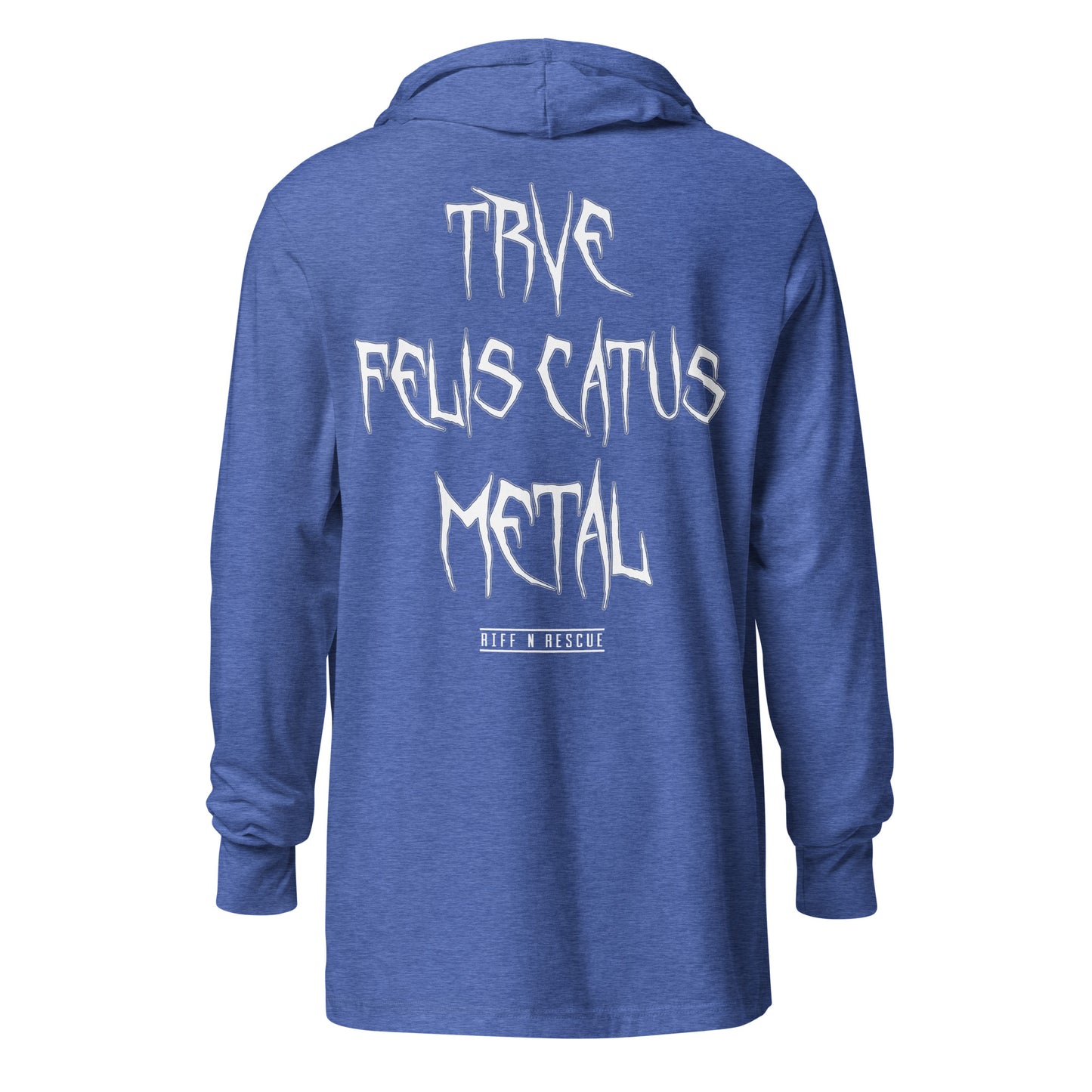 Trichobezoar AKA Hairball Hooded long-sleeve tee (Front and Back)