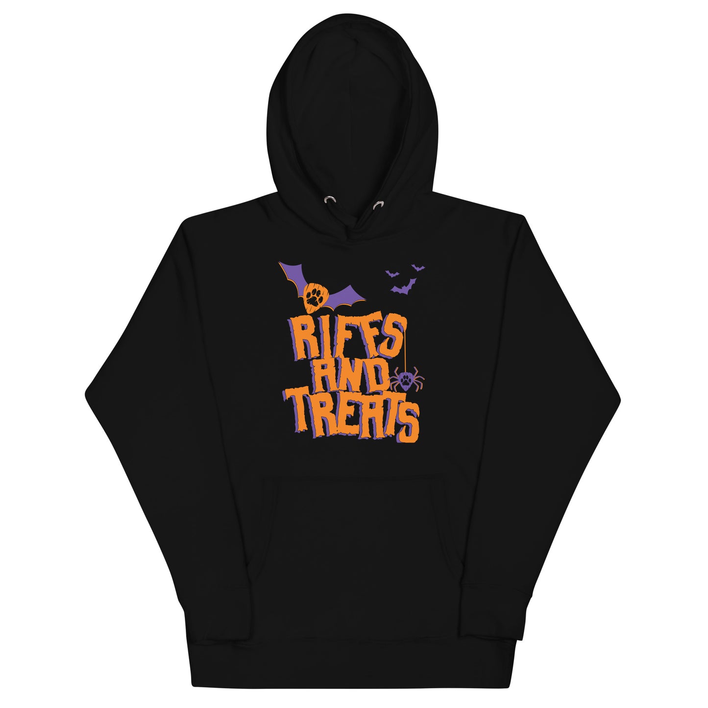 Riffs and Treats Unisex Hoodie (Front and Back)