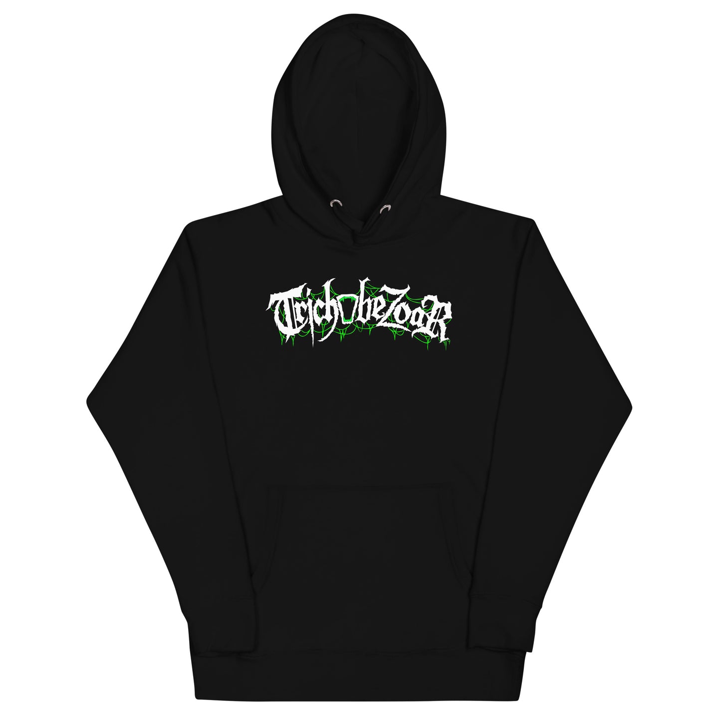 Trichobezoar AKA Hairball Green (Limited Edition Color) Unisex Hoodie (Front and Back)