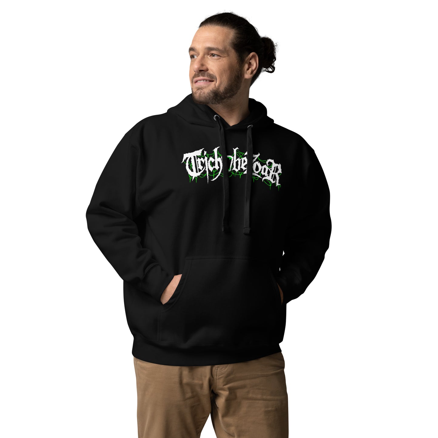Trichobezoar AKA Hairball Green (Limited Edition Color) Unisex Hoodie (Front and Back)