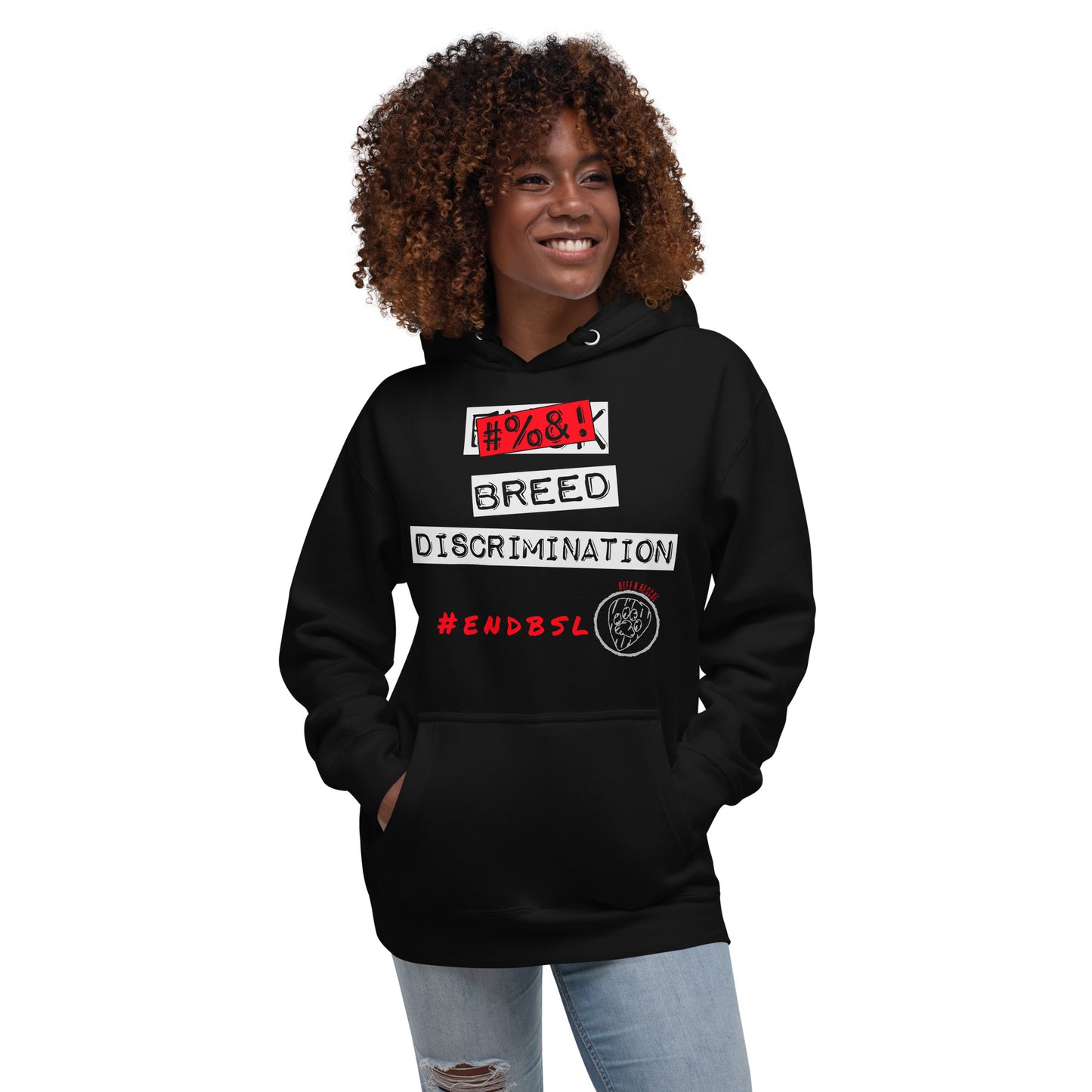 #%$! Breed Discrimination Unisex Hoodie
