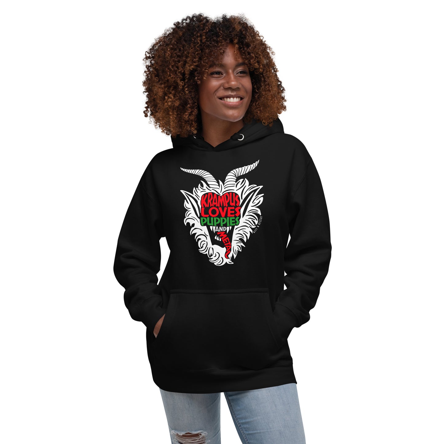 Krampus Puppies Unisex Hoodie