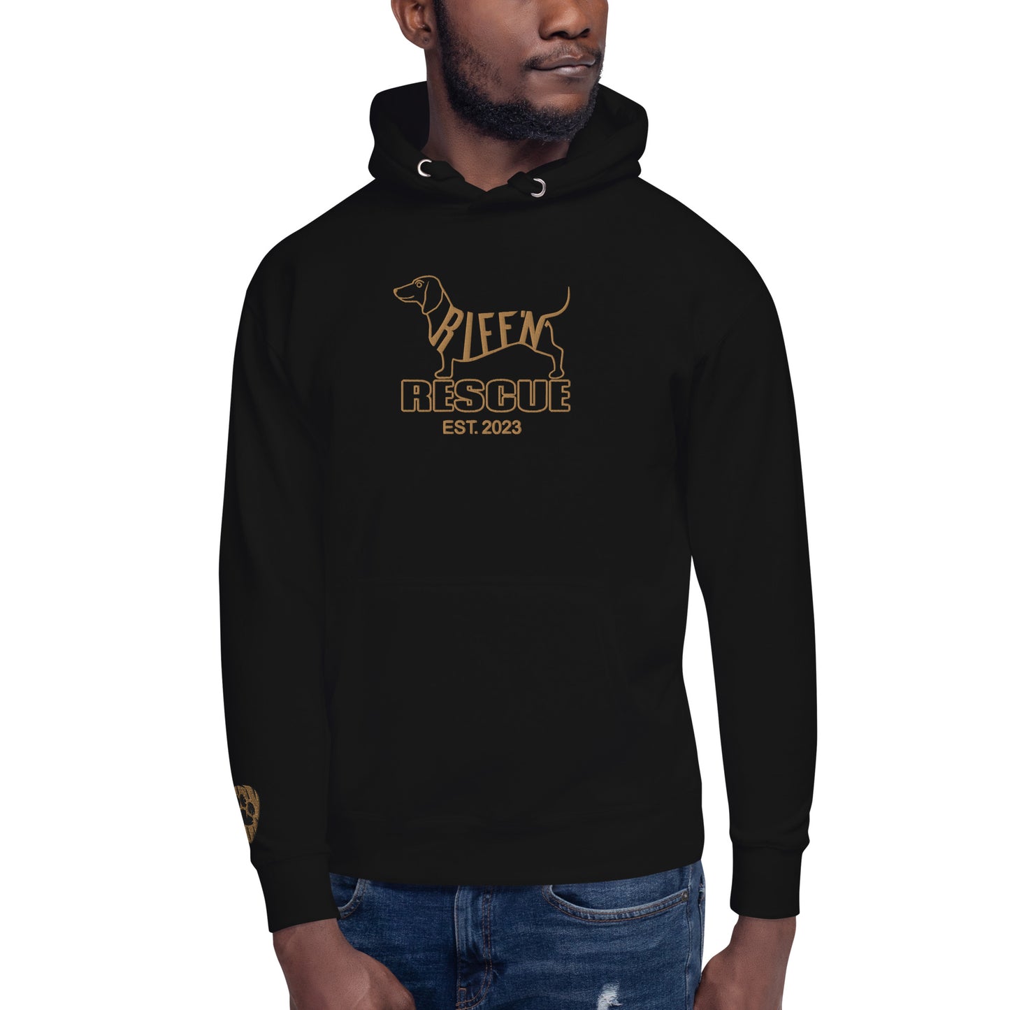 Weiner Pick Embroidered Unisex Hoodie (GOLD)