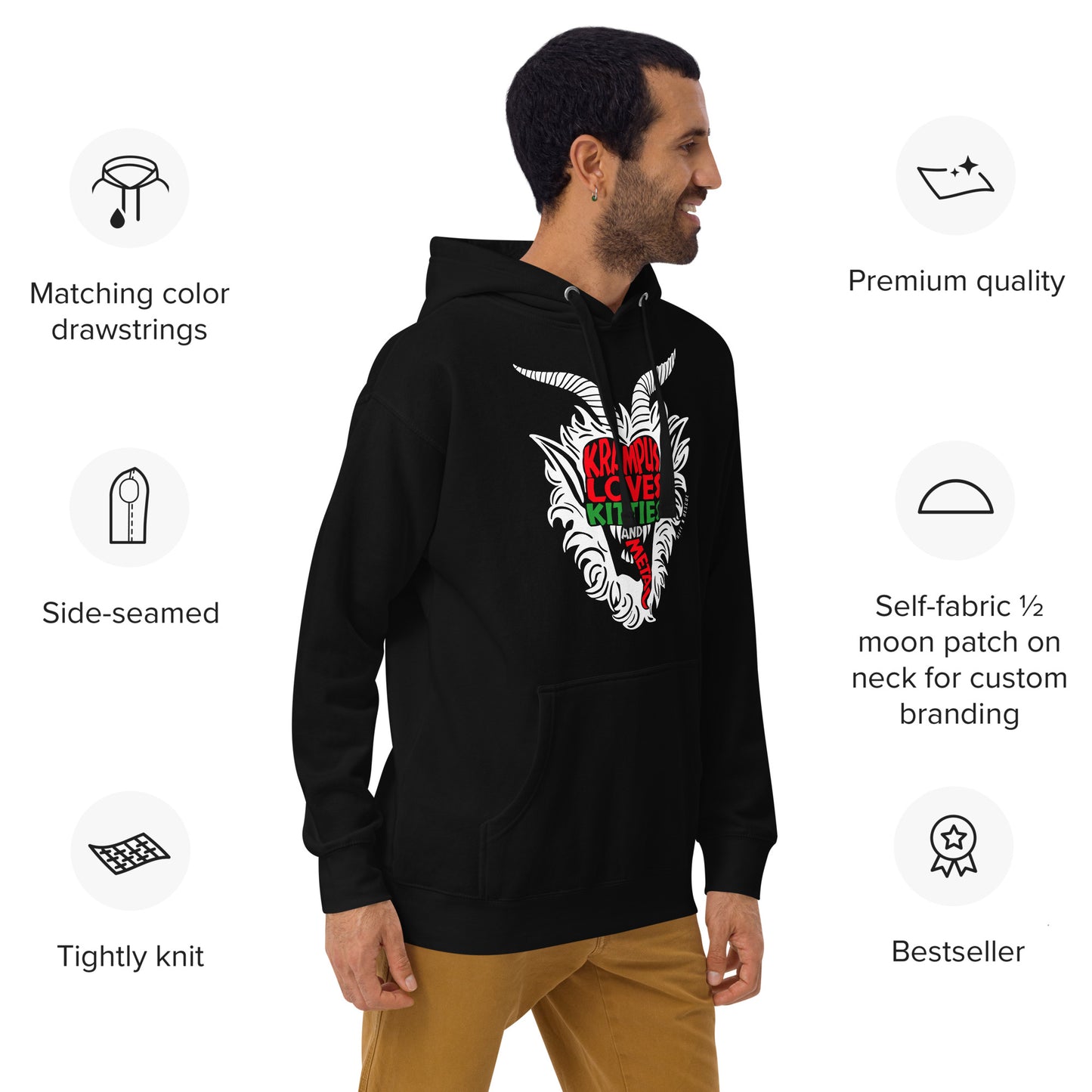 Krampus Kitties Unisex Hoodie