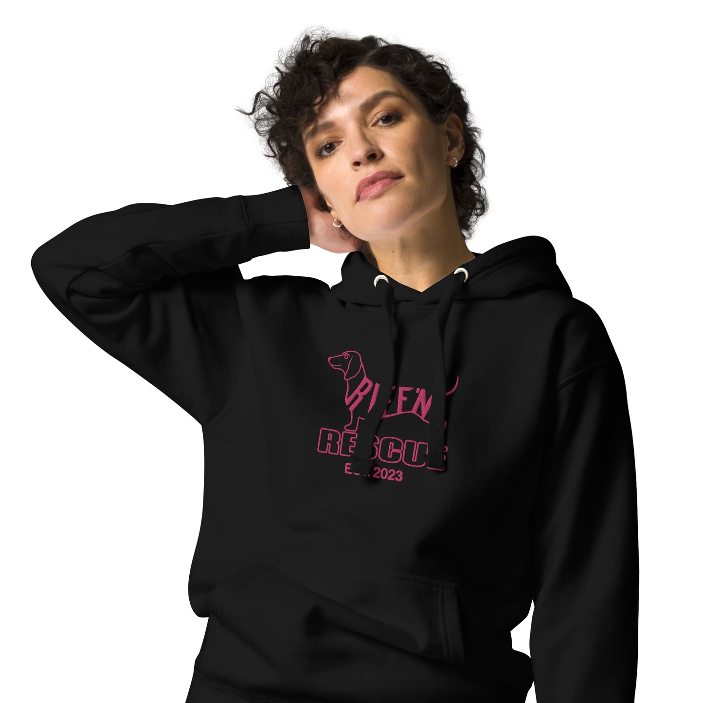 Weiner Pick Embroidered Unisex Hoodie (PINK)