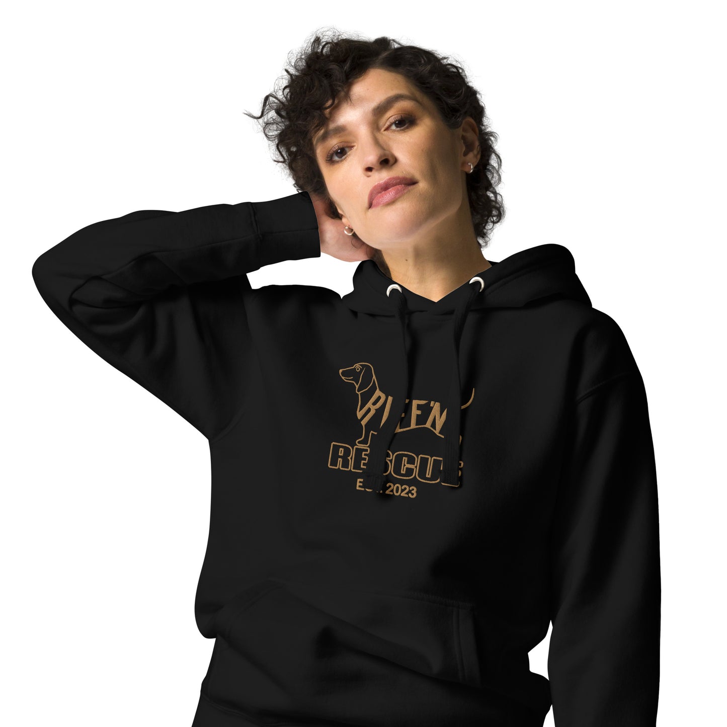 Weiner Pick Embroidered Unisex Hoodie (GOLD)