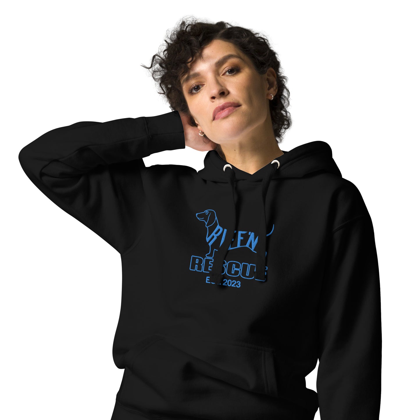 Weiner Pick Embroidered Unisex Hoodie (BLUE)