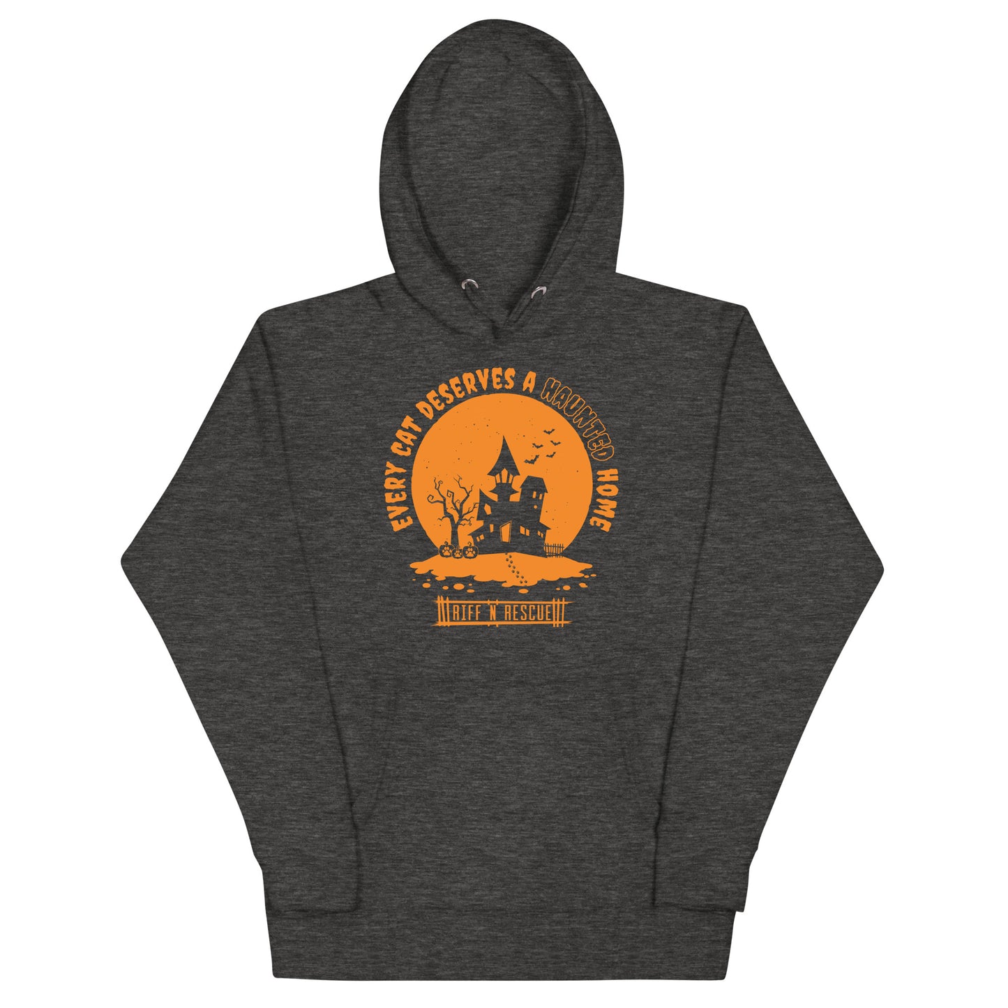 Haunted Cat Home Unisex Hoodie