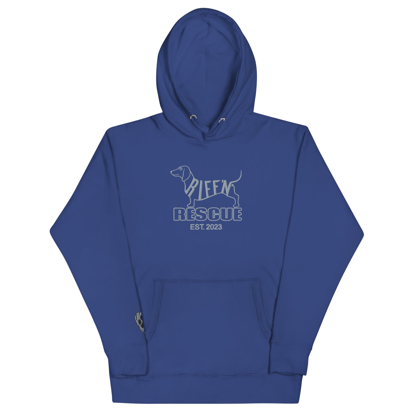 Weiner Pick Embroidered Unisex Hoodie (SILVER)