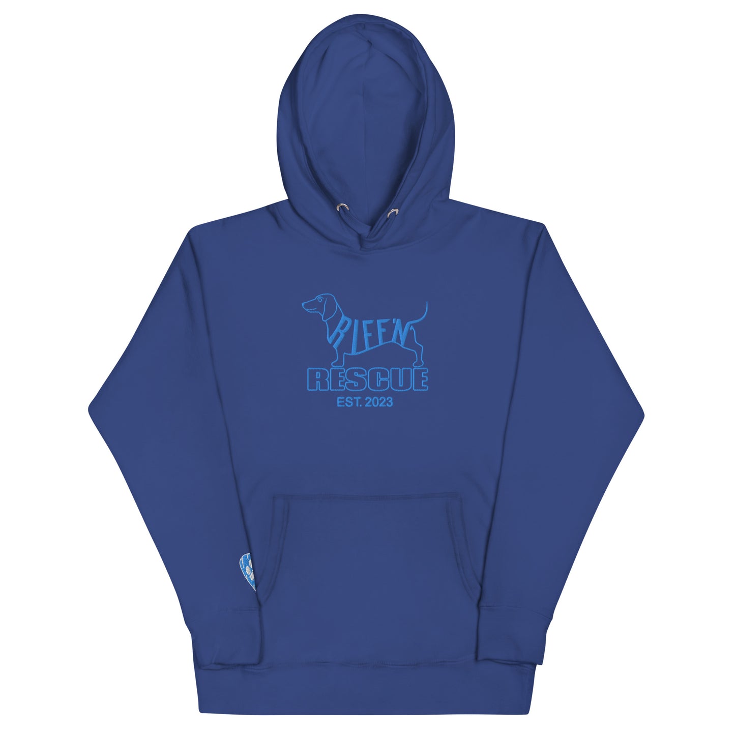 Weiner Pick Embroidered Unisex Hoodie (BLUE)