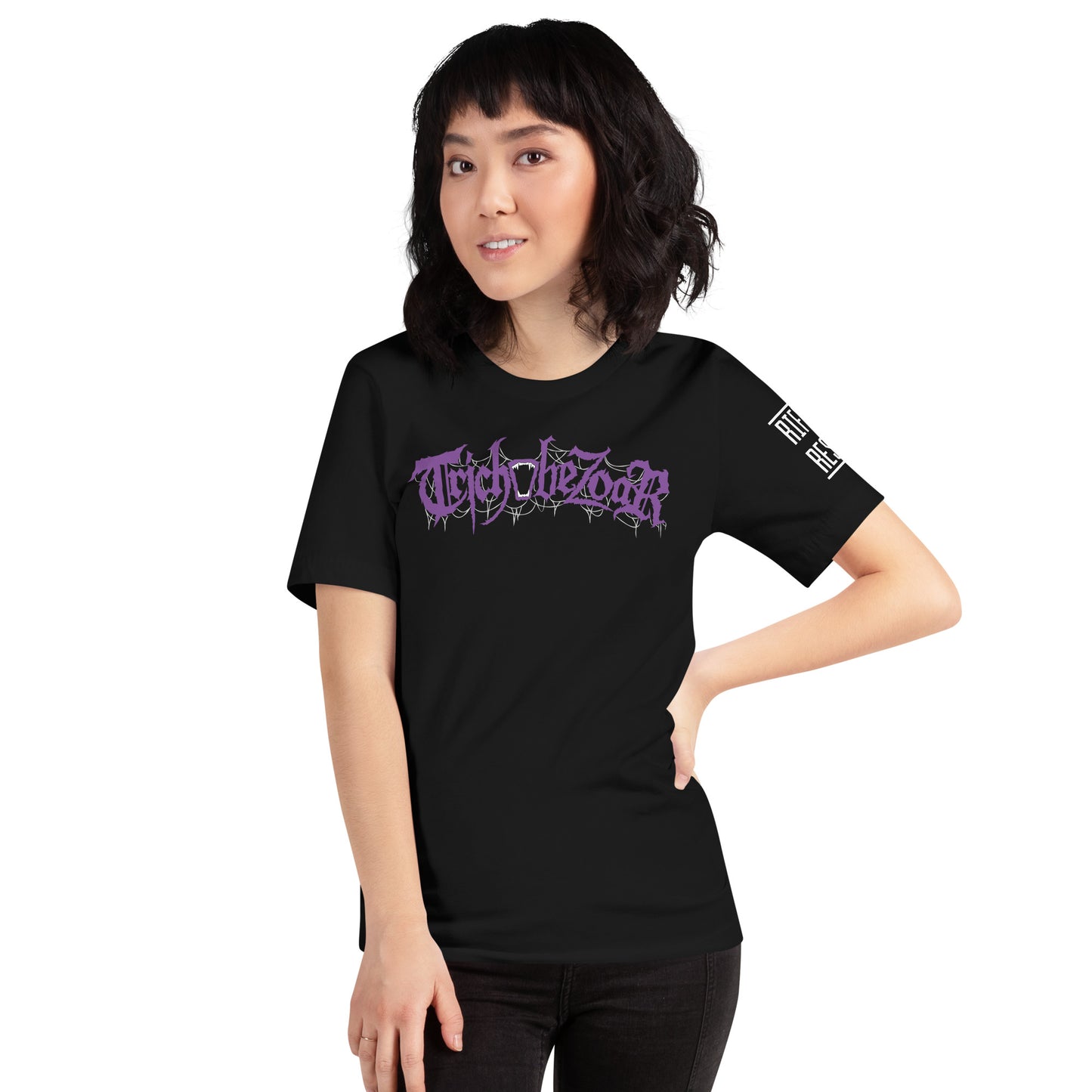 Trichobezoar AKA Hairball Purple Unisex t-shirt (Front Only)