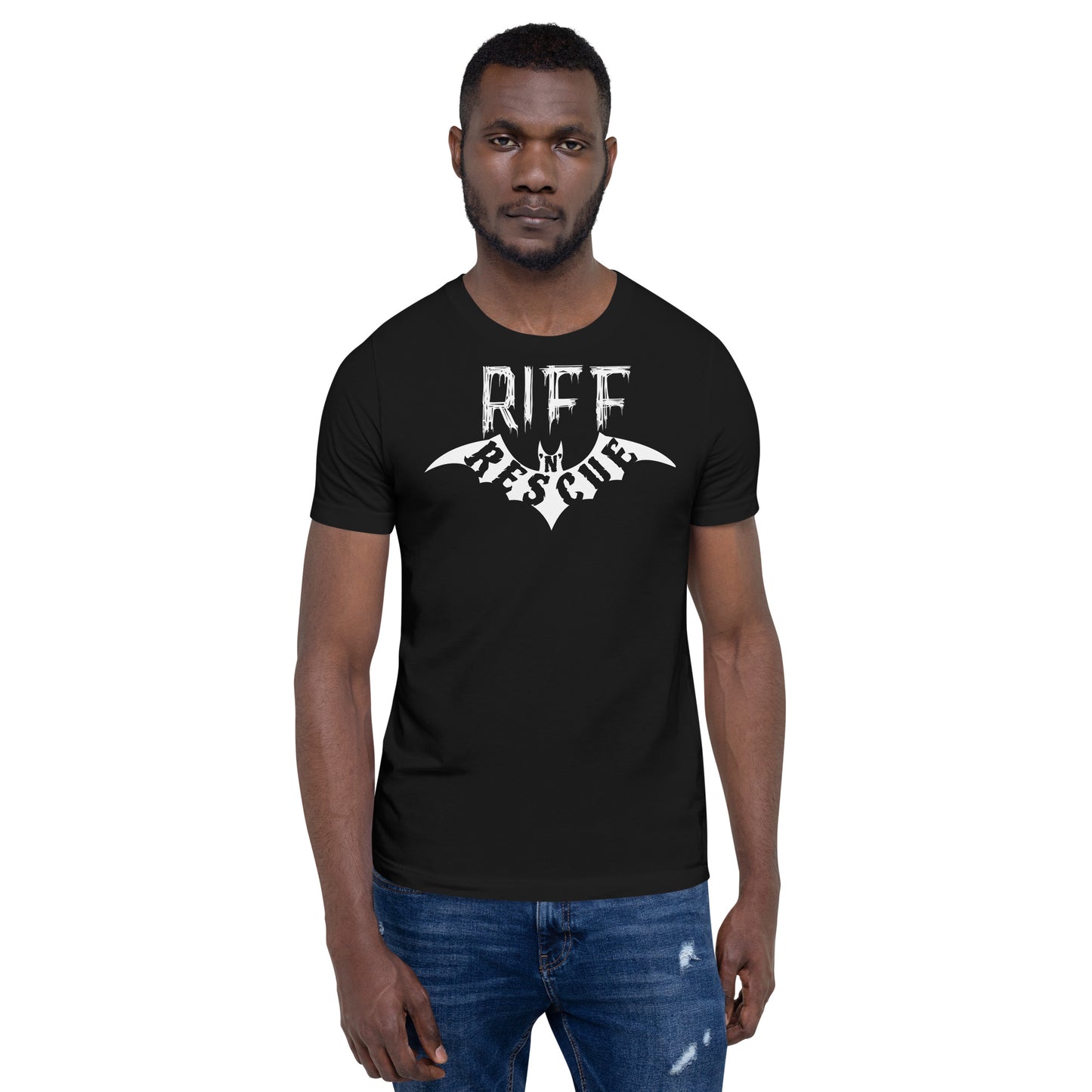 Riff Bat Unisex t-shirt (Front and Back)