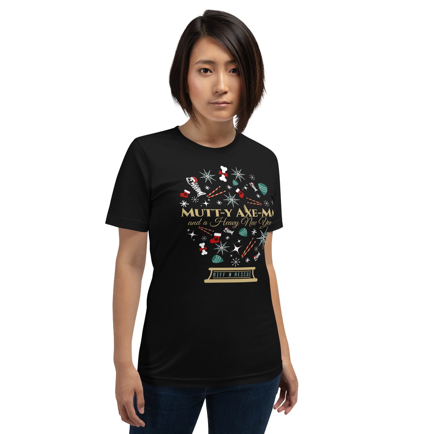 Xmas Snowglobe Unisex t-shirt