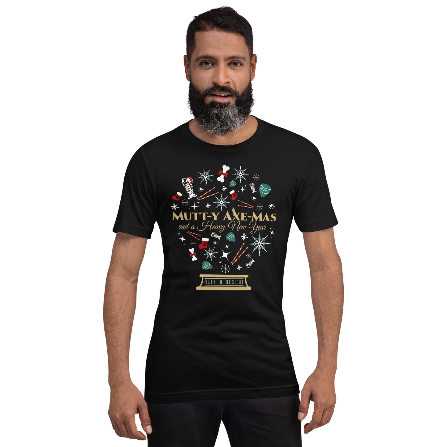Xmas Snowglobe Unisex t-shirt