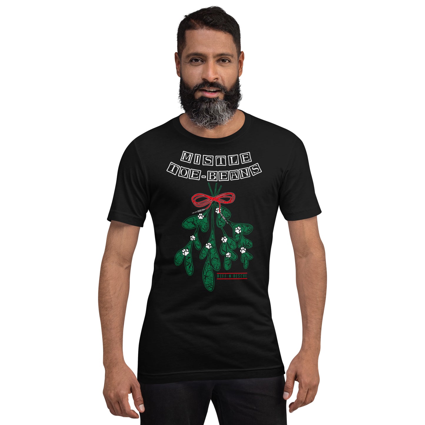 Mistletoe Beans Unisex t-shirt
