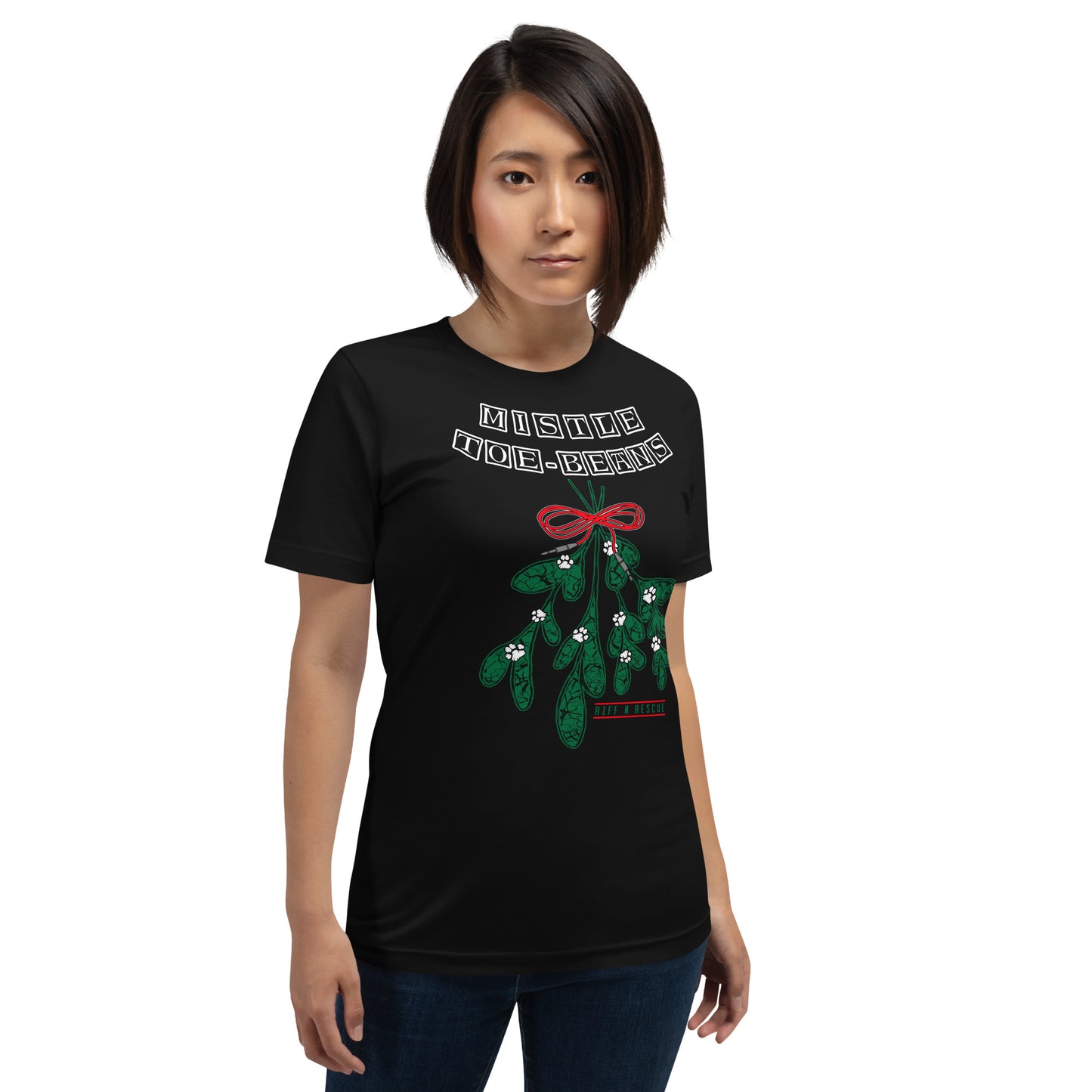 Mistletoe Beans Unisex t-shirt