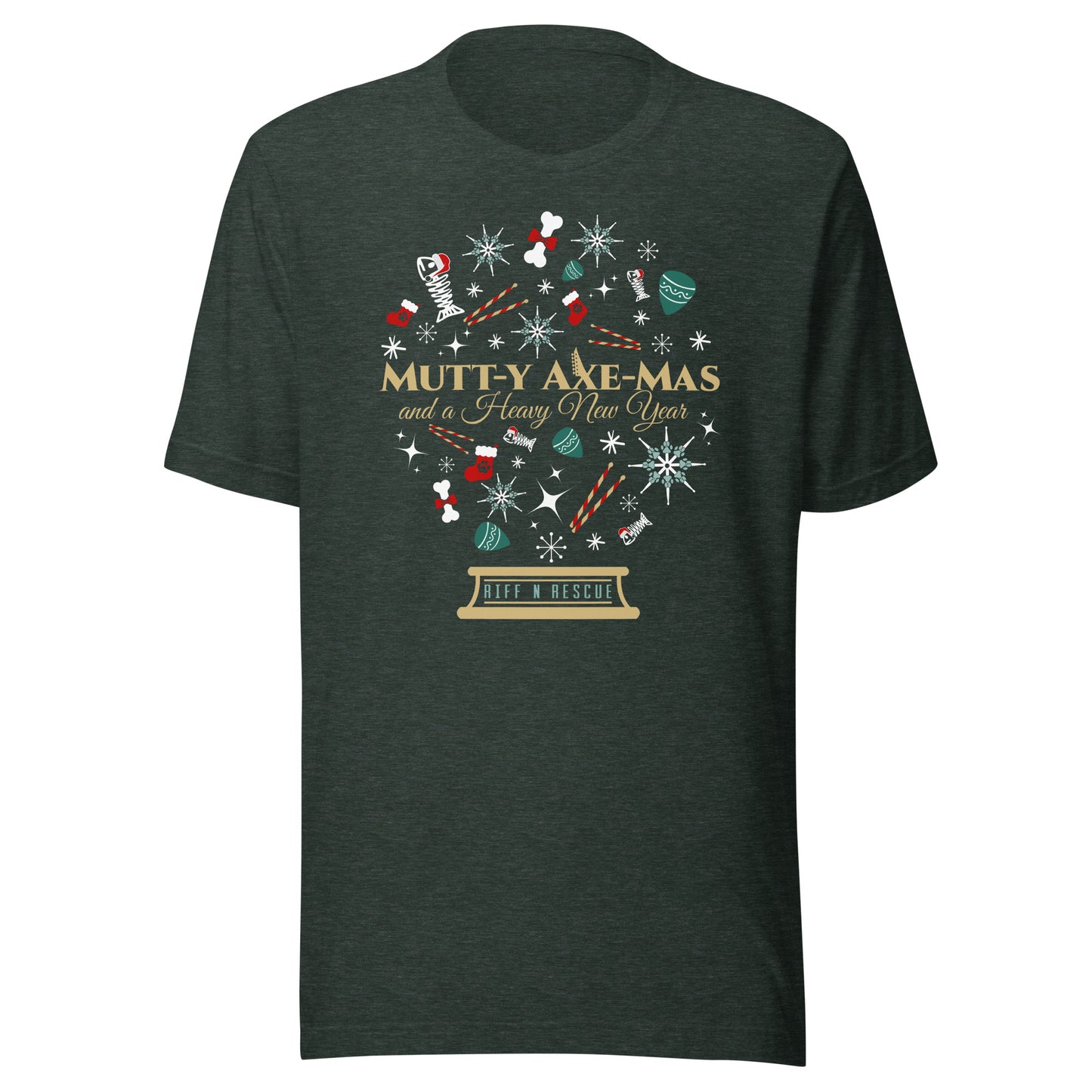 Xmas Snowglobe Unisex t-shirt