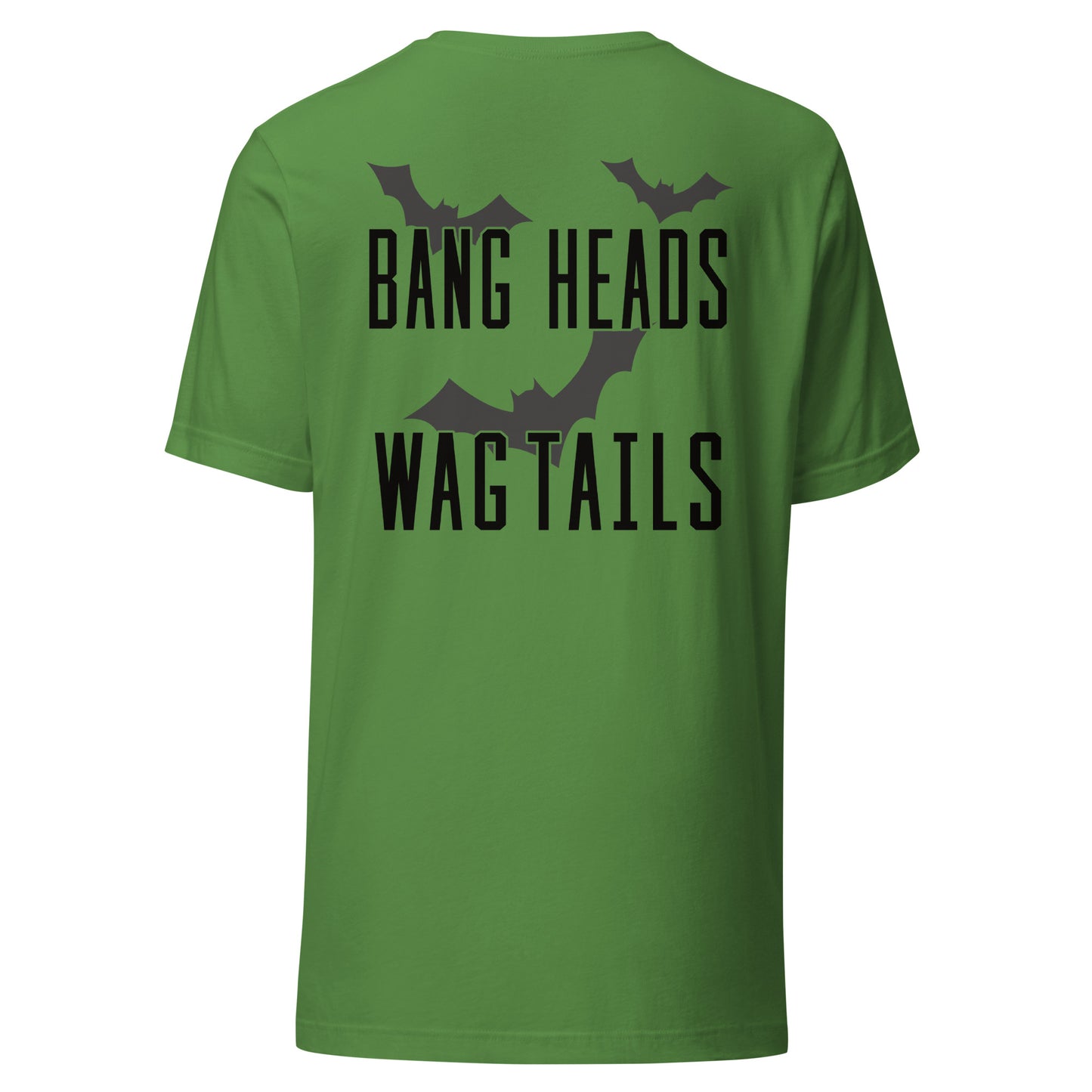 Riff Bat Black Unisex t-shirt (Front and Back)